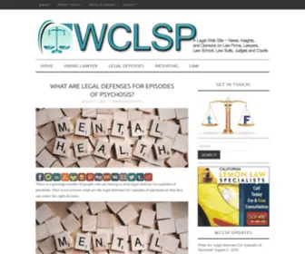 WCLSP.com(A Legal Web Site) Screenshot