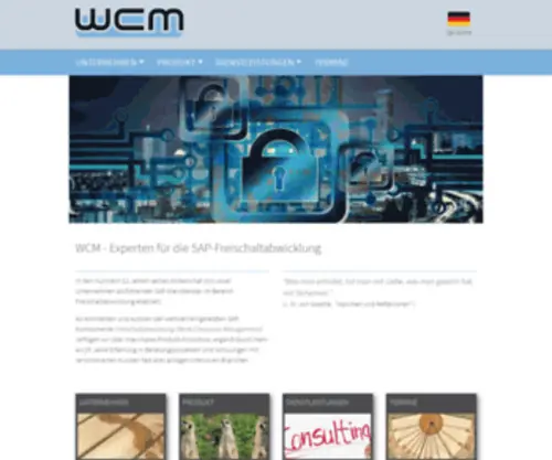 WCM-IT.com(WCM GmbH) Screenshot