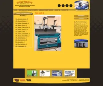 Wcmachinery.com(West Coast Machinery) Screenshot