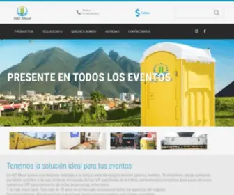 Wcmovil.com.mx(Renta de sanitarios port) Screenshot