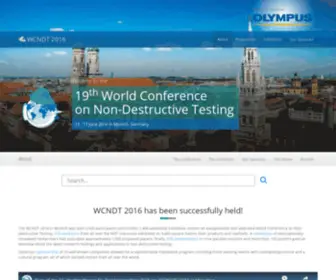 WCNDT2016.com(WCNDT 2016) Screenshot