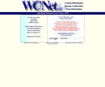 Wcnet.org(WCNet) Screenshot