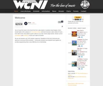 Wcniradio.org(Connecticut College) Screenshot