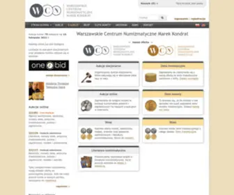 WCN.pl(Profesjonalna firma numizmatyczna) Screenshot