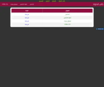 Wcodew.com(اكواد) Screenshot