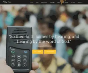 Wcoi.org(World Cassette Outreach of India (WCOI)) Screenshot