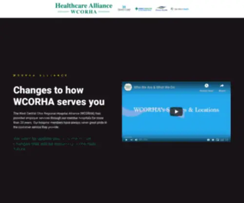 Wcorha.org(Homepage) Screenshot