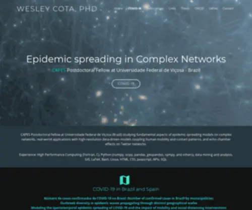 Wcota.me(PhD (Physics/Complex Networks)) Screenshot