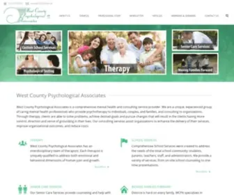 Wcpastl.com(West County Psychological Associates) Screenshot