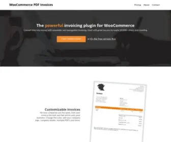 WCPdfinvoices.com(Invoices for WooCommerce) Screenshot