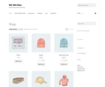 Wcquantity.com(WooCommerce Min Max Quantity) Screenshot