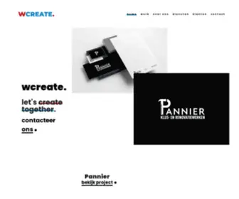 Wcreate.be(Logo Ontwerp te Zedelgem (bij Brugge)) Screenshot