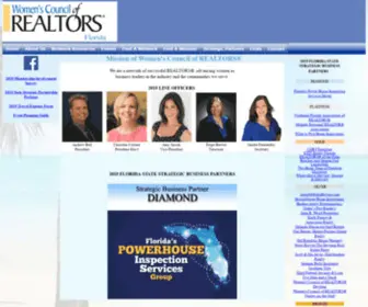 WCRFL.com(Florida Chapter Women's Council of REALTORS) Screenshot