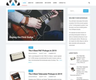 WCrguitar.com(WCR Guitar Blog) Screenshot