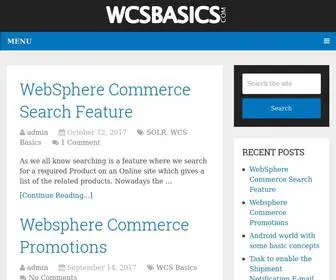 WCsbasics.com(Tips & Tutorials) Screenshot