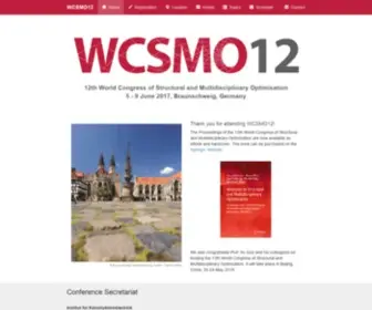 WCsmo12.org(WCsmo 12) Screenshot