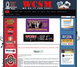 WCSmradio.com(WCSM Radio) Screenshot