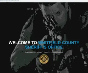 Wcso.com(Whitfield County Sheriffs Office) Screenshot