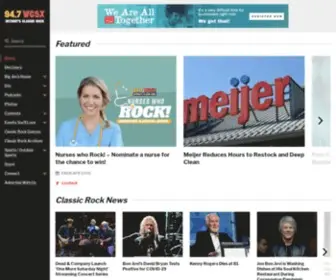WCSX.com(Detroit's Classic Rock) Screenshot