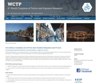 WCTP2021.org(The 5th World Congress on Tattoo and Pigment Research (ECTP)) Screenshot