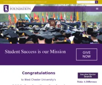 Wcufoundation.org(West Chester University Foundation) Screenshot