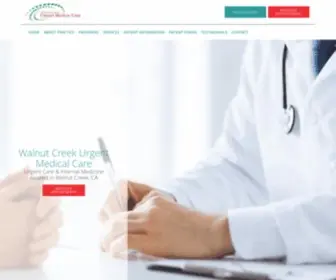 Wcurgentcare.com(Walnut Creek Urgent Medical Care) Screenshot