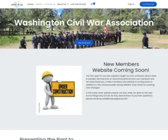 Wcwa.net(The Washington Civil War Association) Screenshot