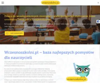 Wczesnoszkolni.pl(Inspiracje dla nauczycieli wczesnoszkolnych) Screenshot