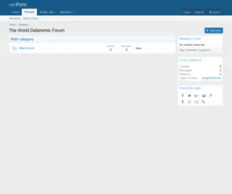 WD-Forum.org(The World Datanomic Forum) Screenshot