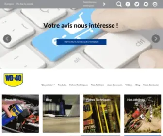 WD40.fr(Visitez le site officiel de WD) Screenshot