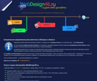 WD48.ru(Создание сайтов в Липецке) Screenshot