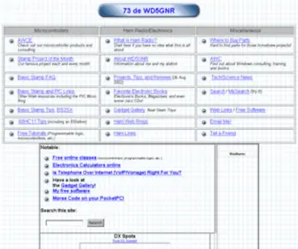 WD5GNR.com(73 de WD5GNR) Screenshot
