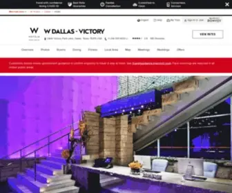 Wdallasvictory.com(Get comfortable in Victory Park at W Dallas) Screenshot