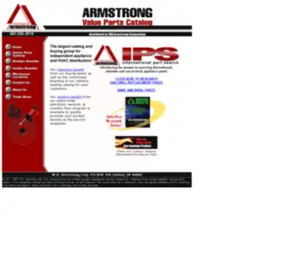 Wdarmstrong.com(Armstrong Value Parts Catalog) Screenshot