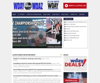 Wday.com(WDAZ) Screenshot