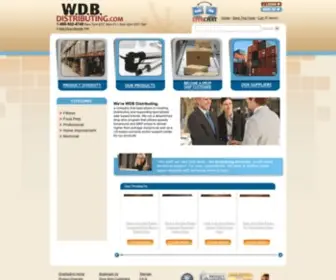 WDbdistributing.com(Wholesale Distributor and Drop Shipper) Screenshot