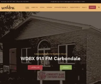 WDBX.org(WDBX 91.1 FM) Screenshot