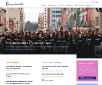 WDchumanities.org(HumanitiesDC) Screenshot
