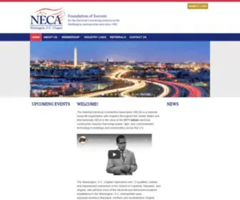 WDcneca.org(Washington DC Chapter) Screenshot