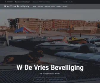 Wdevriesbeveiliging.nl(Uw veiligheid) Screenshot