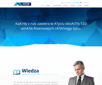 WDF.com.pl(Wielkopolski Dom Finansowy) Screenshot