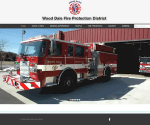 WDFD.org(Wood Dale Fire District) Screenshot