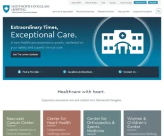 Wdhospital.com(Wentworth-Douglass Hospital) Screenshot