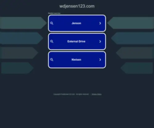 Wdjensen123.com(Wdjensen 123) Screenshot