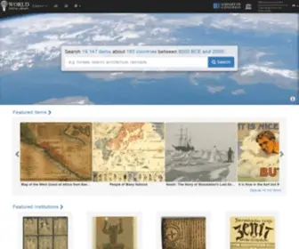 WDL.org(This collection contains cultural heritage materials gathered during the World Digital Library (WDL)) Screenshot