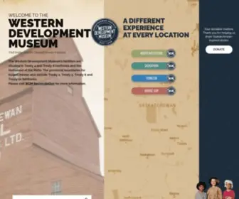 WDM.ca(Western Development Museum) Screenshot