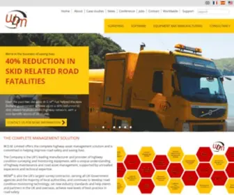 WDM.co.uk(W.D.M. Limited offers the complete highway asset management solution and) Screenshot