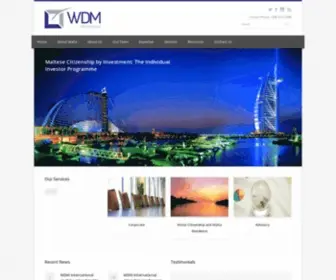 WDM.com.mt(WDM International) Screenshot