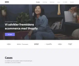 WDN.dk(Fullservice Shopify webudvikler i Aalborg) Screenshot