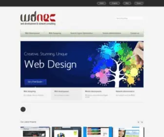 Wdnec.com(Web development company) Screenshot